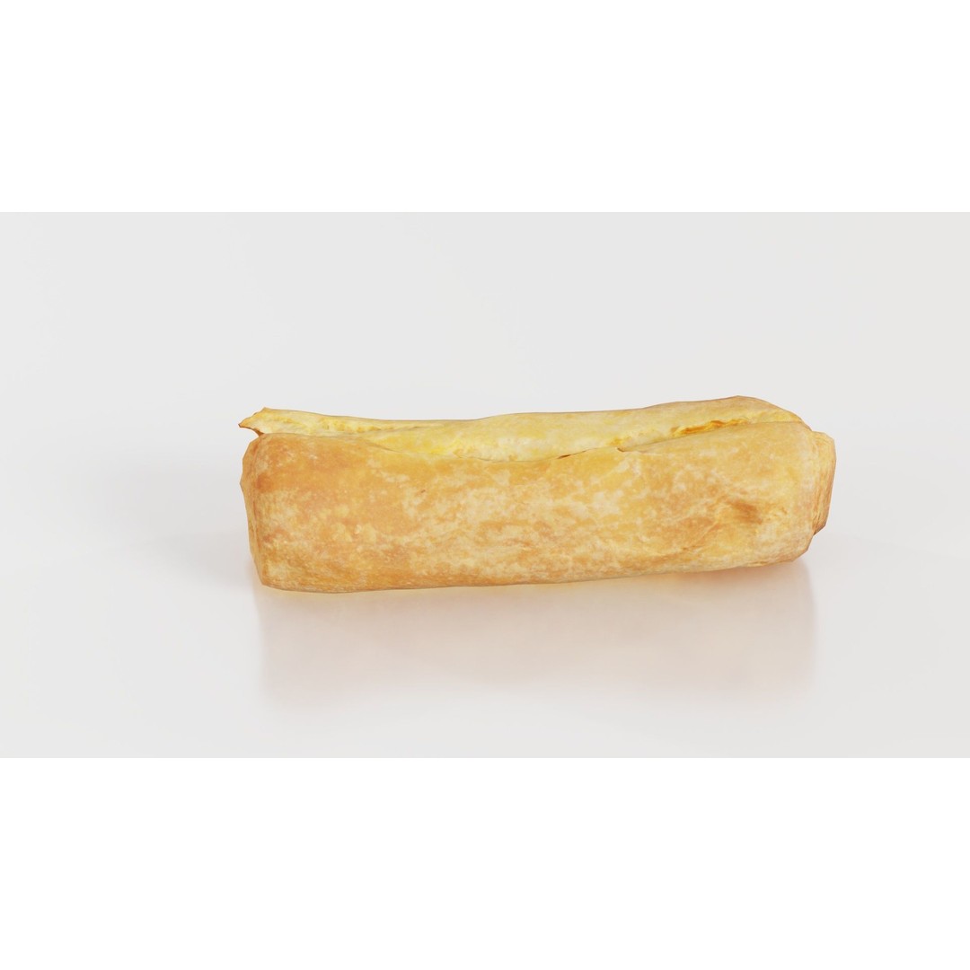 Hot Dog 3D Model – Low Poly Food Asset, FBX, Blender Ready - View 5