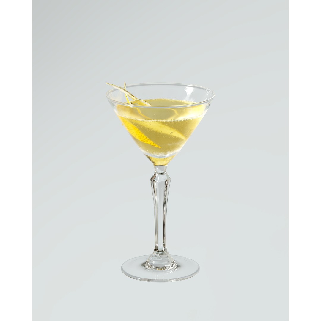 Casino Cocktail 3D Model – PBR Beverage Collection, FBX - View 4