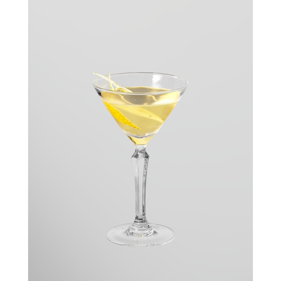 Casino Cocktail 3D Model – PBR Beverage Collection, FBX - View 6