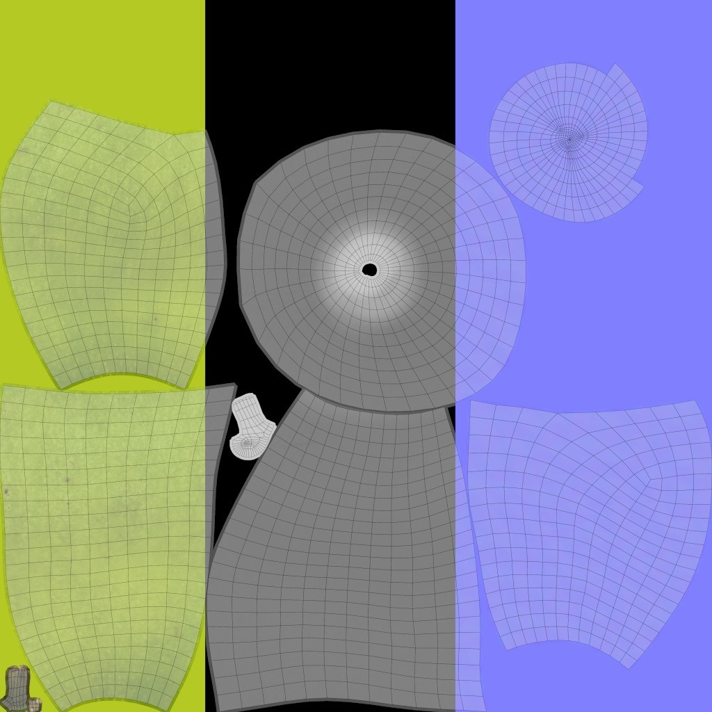 Granny Smith 3D Model – Low Poly PBR Asset for Games & Animations - View 11