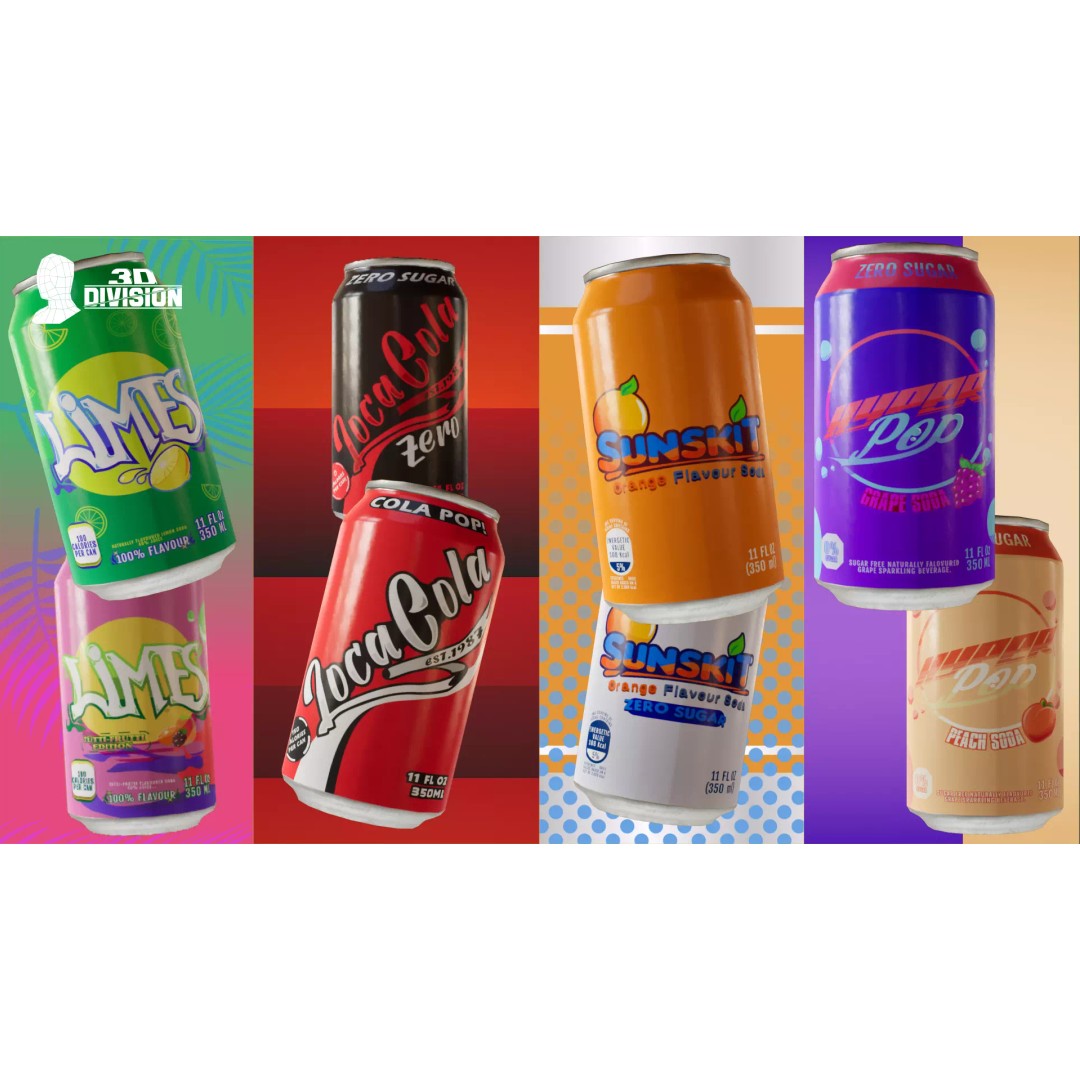 Snack and Vending Machine 3D Model – Low Poly PBR Game Asset, FBX - View 11