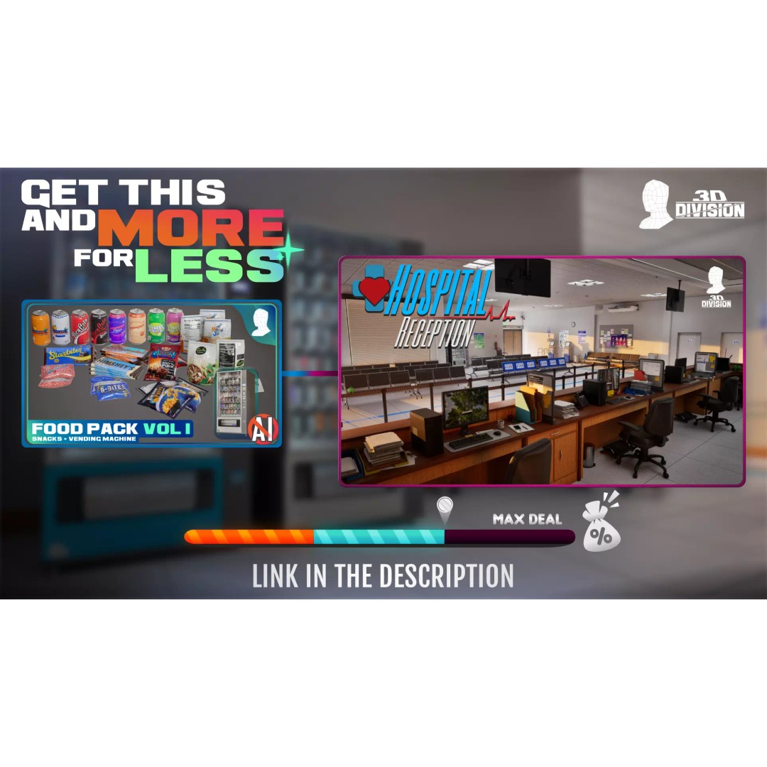 Snack and Vending Machine 3D Model – Low Poly PBR Game Asset, FBX - View 4