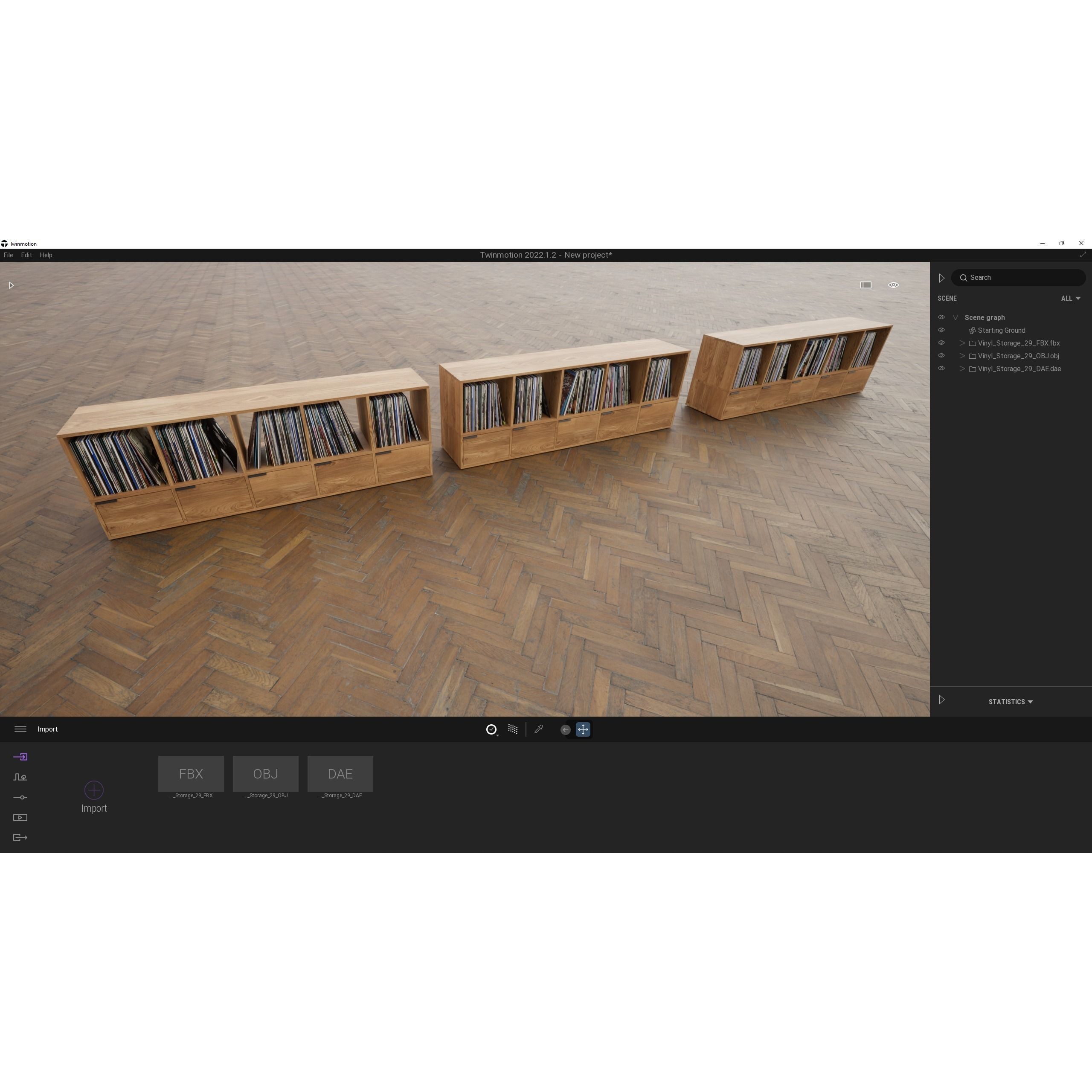 Vinyl Storage No29 - Game-Ready 3D Model - View 16