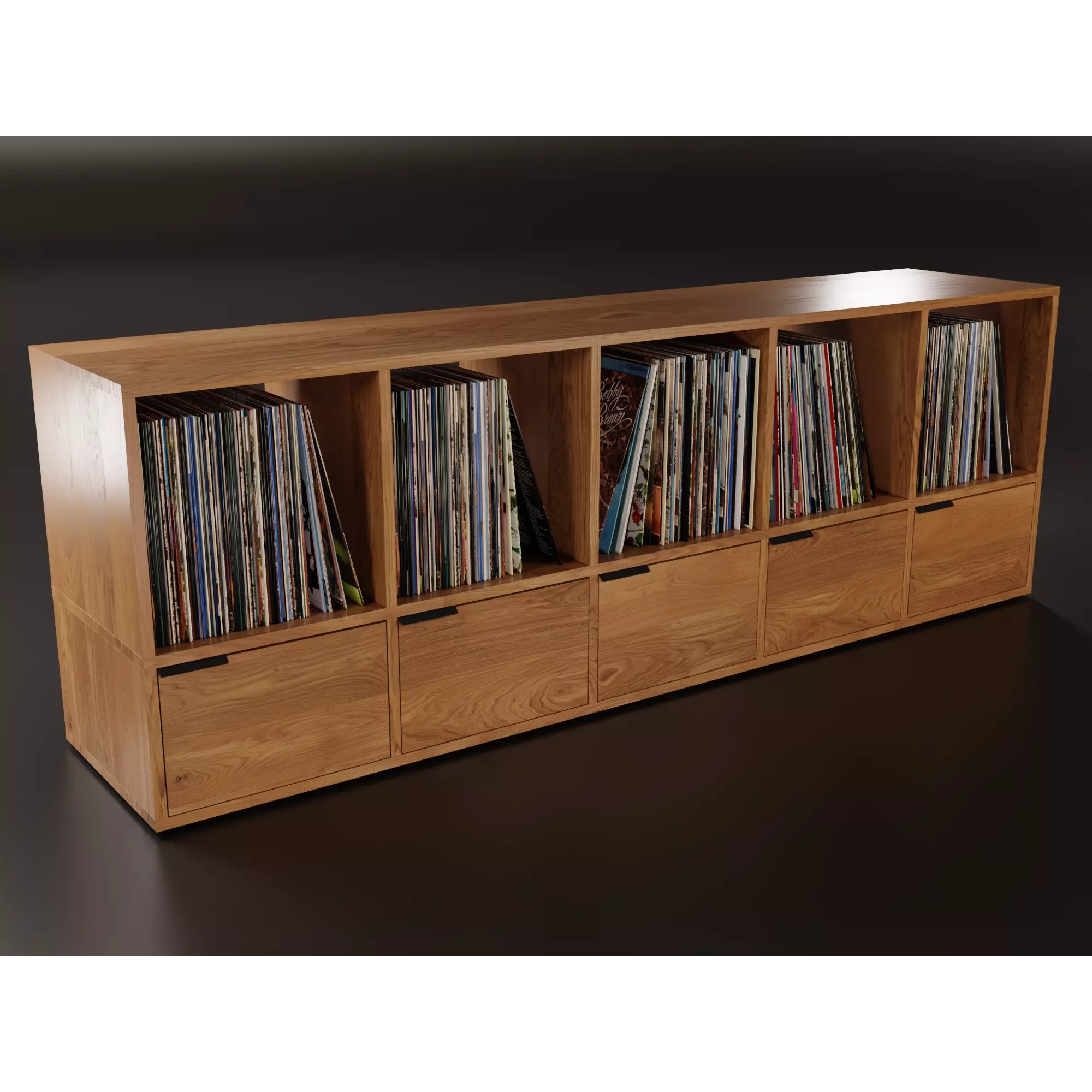 Vinyl Storage No29 - Game-Ready 3D Model - View 2