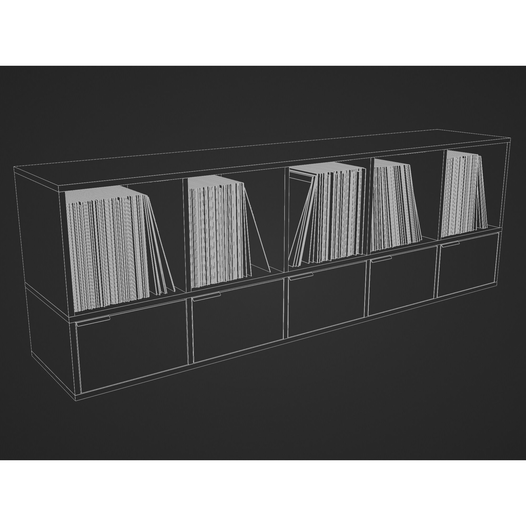 Vinyl Storage No29 - Game-Ready 3D Model - View 21