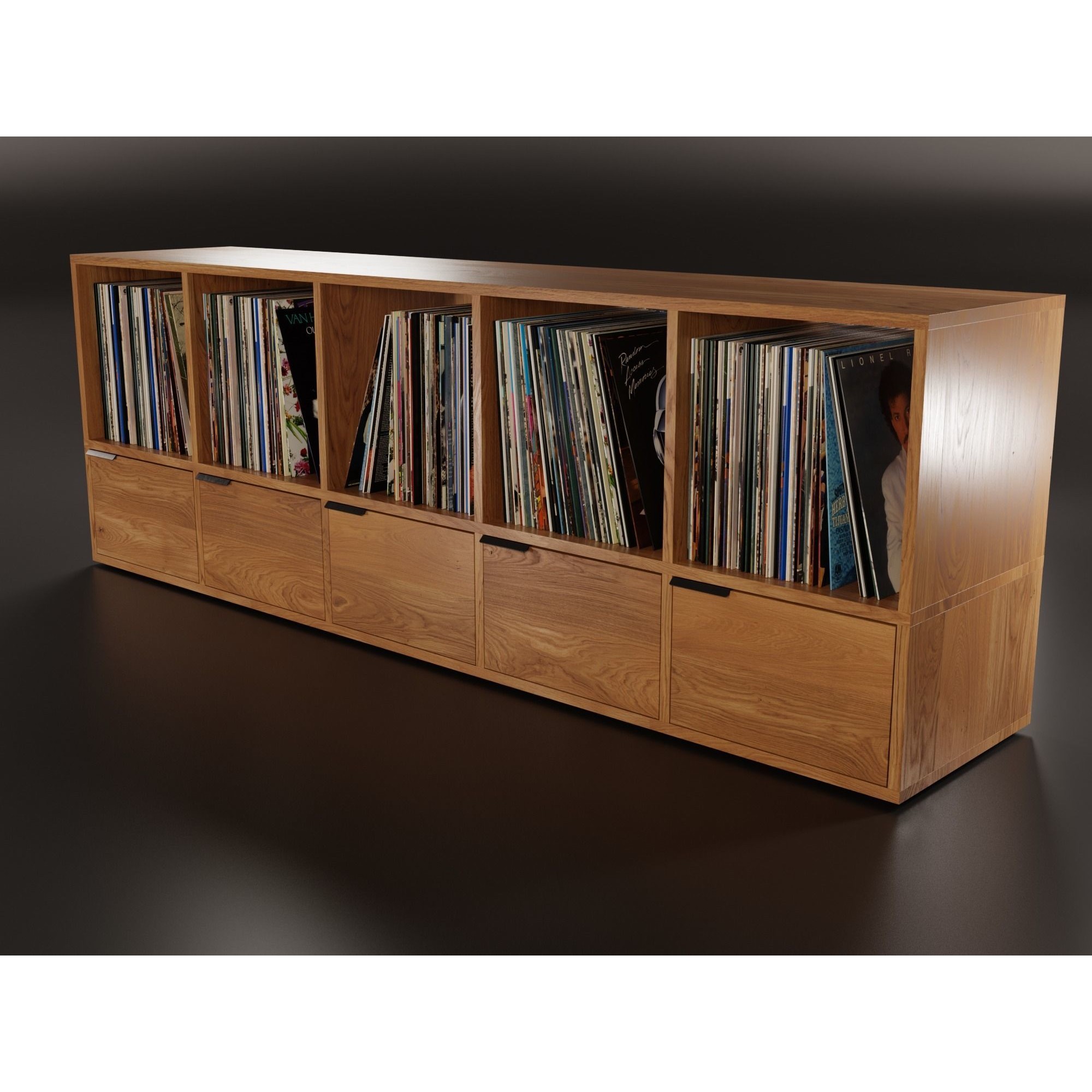 Vinyl Storage No29 - Game-Ready 3D Model - View 3