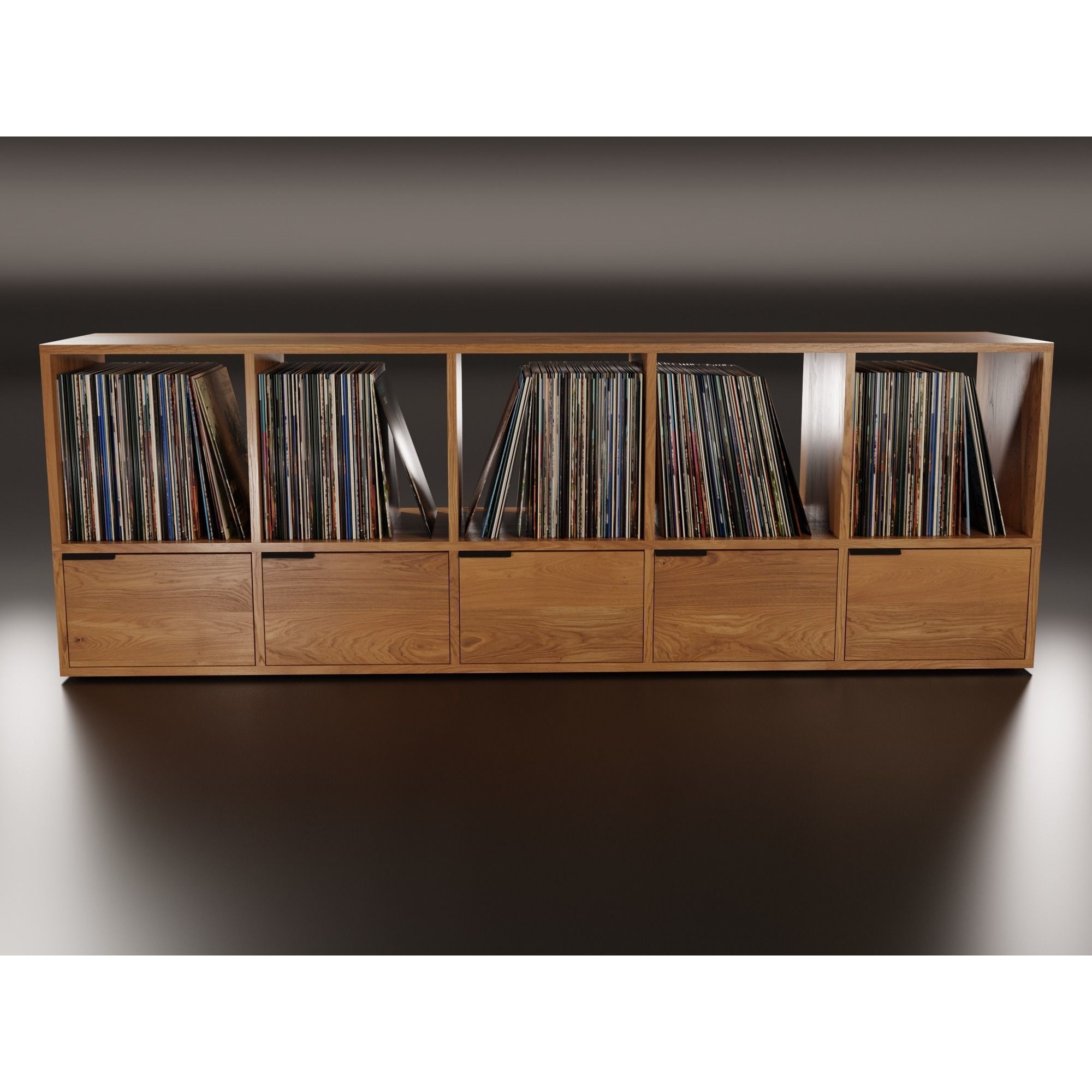 Vinyl Storage No29 - Game-Ready 3D Model - View 4