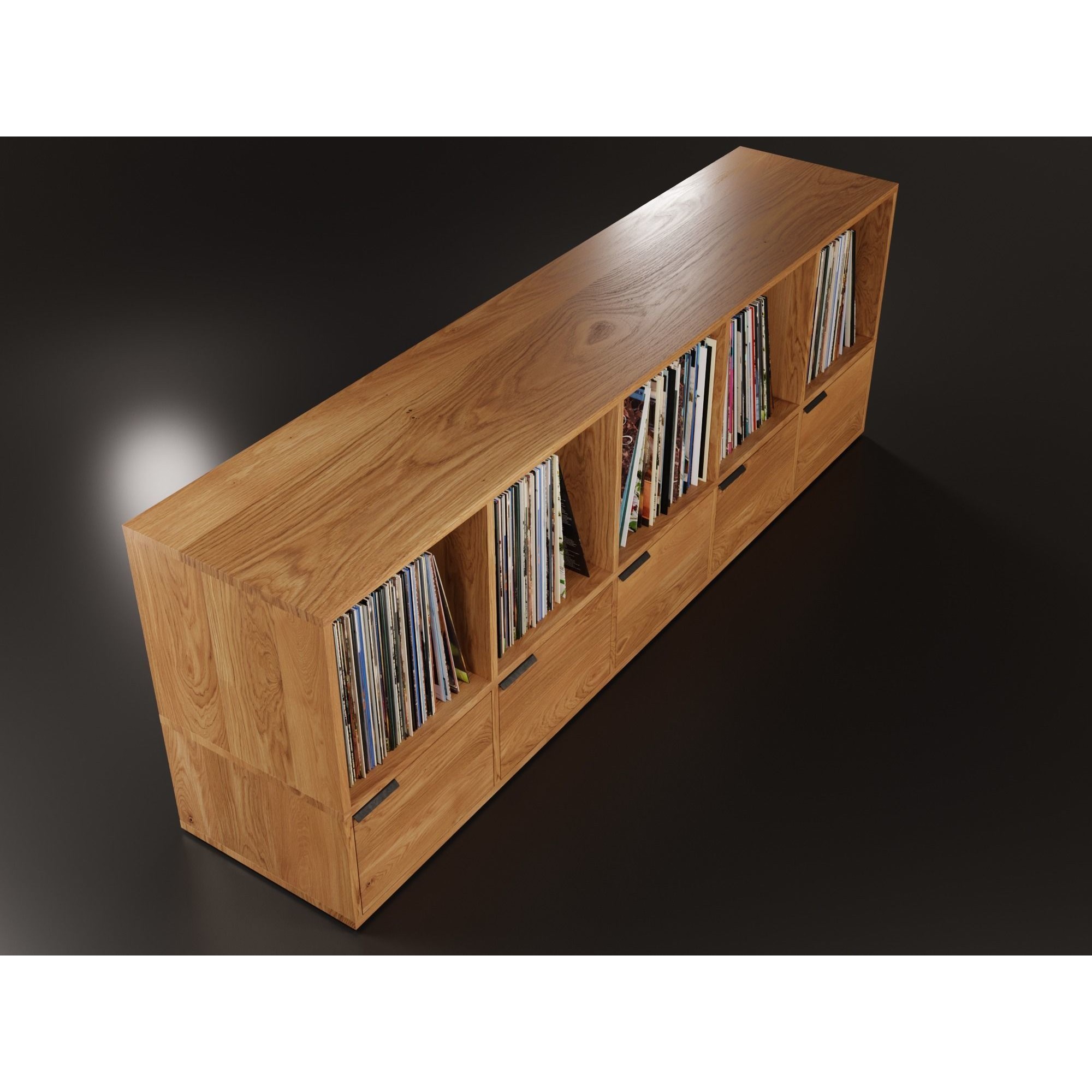 Vinyl Storage No29 - Game-Ready 3D Model - View 5