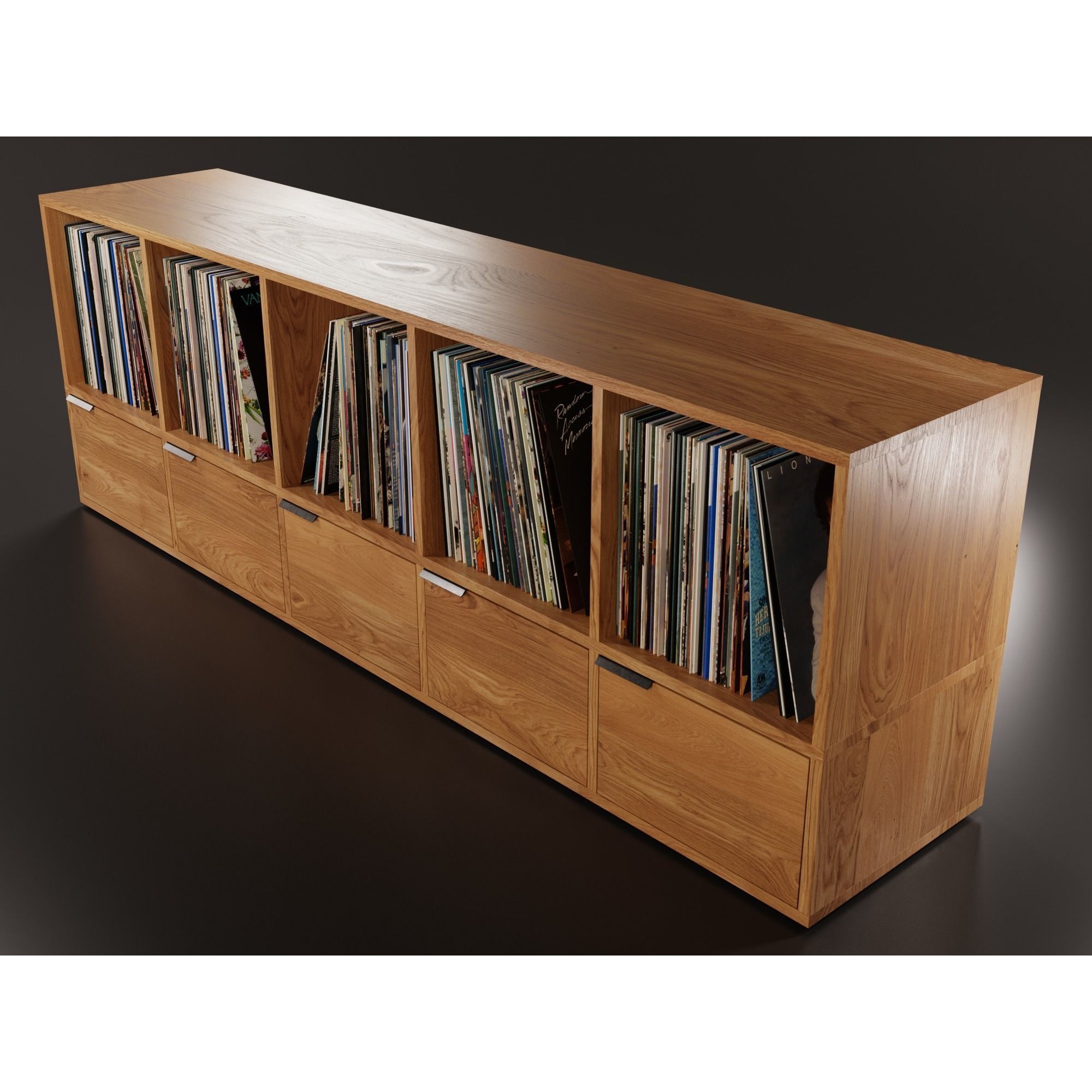 Vinyl Storage No29 - Game-Ready 3D Model - View 6