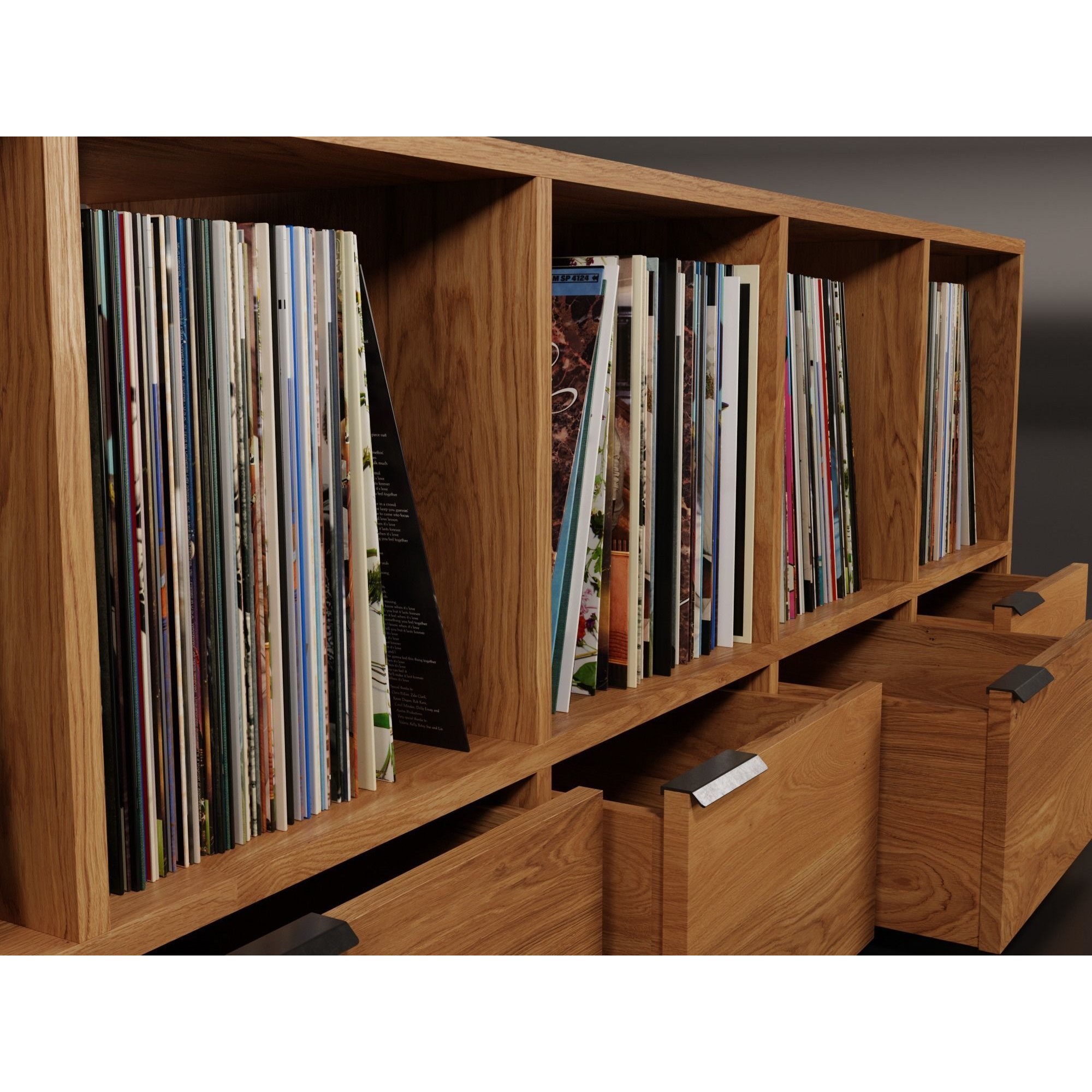 Vinyl Storage No29 - Game-Ready 3D Model - View 9