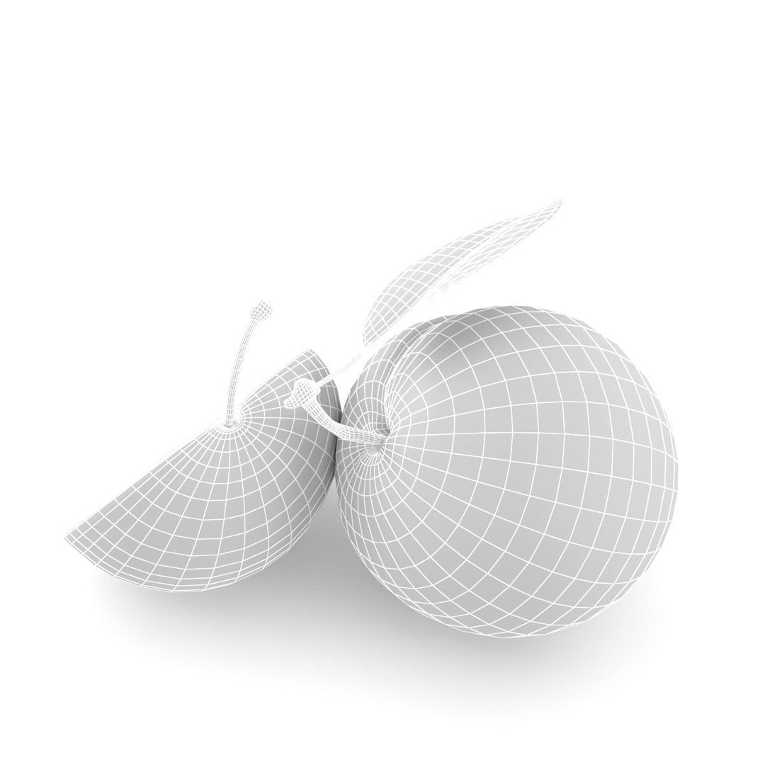 Plum 3D Model – Realistic Fruit Asset, PBR Textures, FBX, OBJ