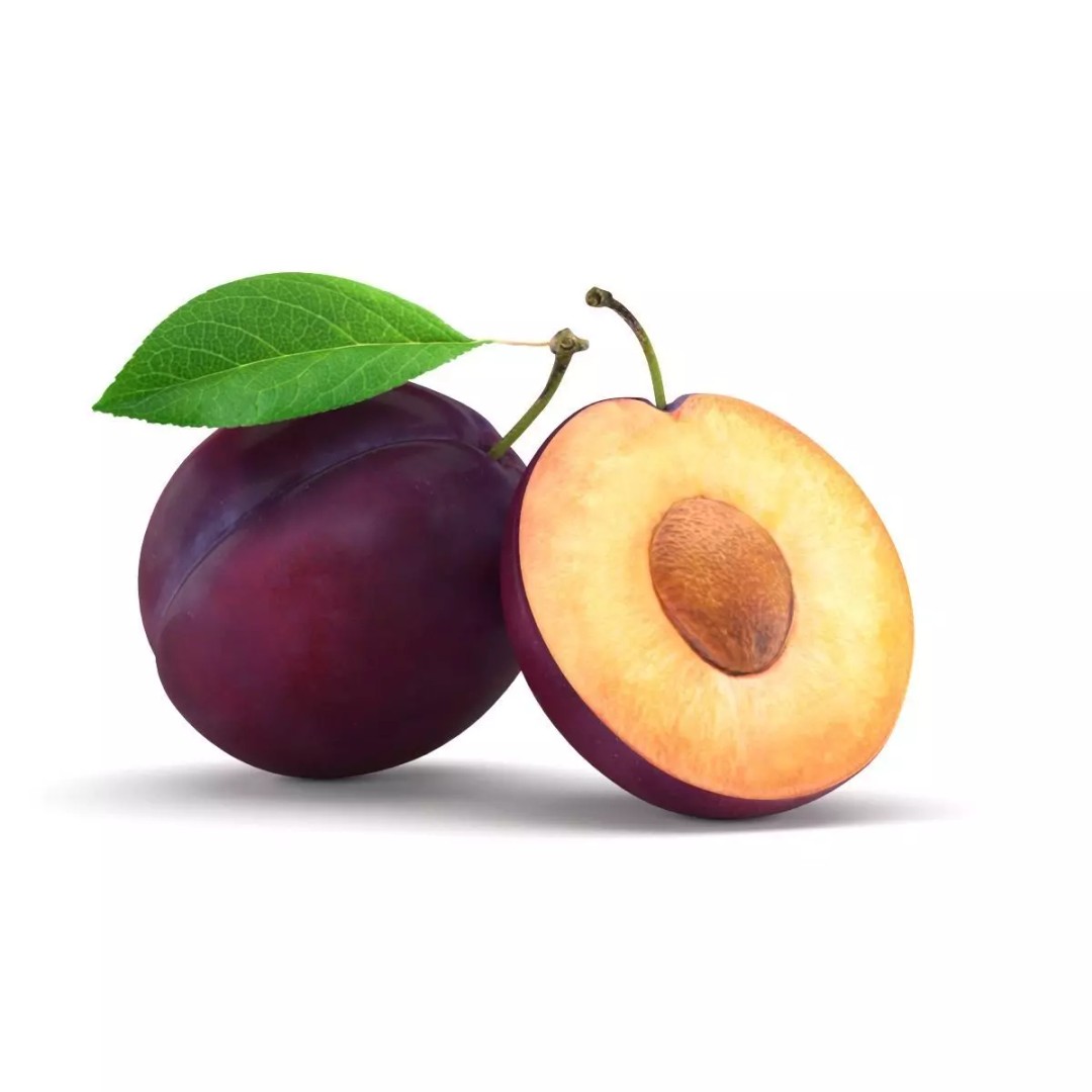 Plum 3D Model – Realistic Fruit Asset, PBR Textures, FBX, OBJ - View 2