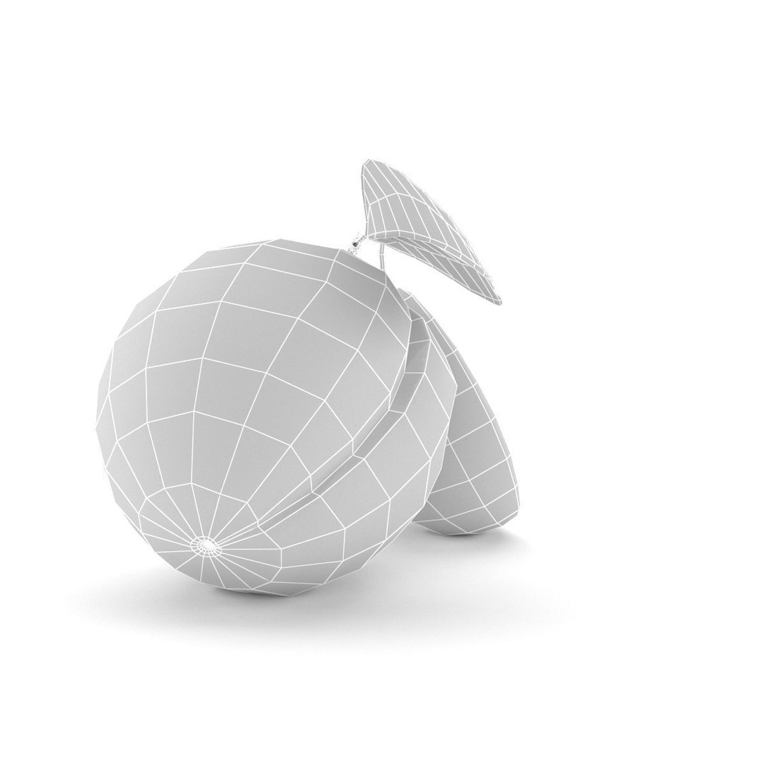 Plum 3D Model – Realistic Fruit Asset, PBR Textures, FBX, OBJ - View 9