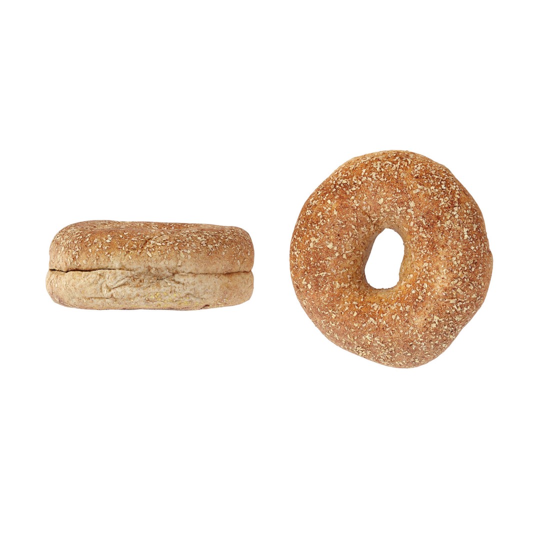 Whole Wheat Bagel 3D Model – Low Poly Photogrammetry Asset, FBX/OBJ - View 12