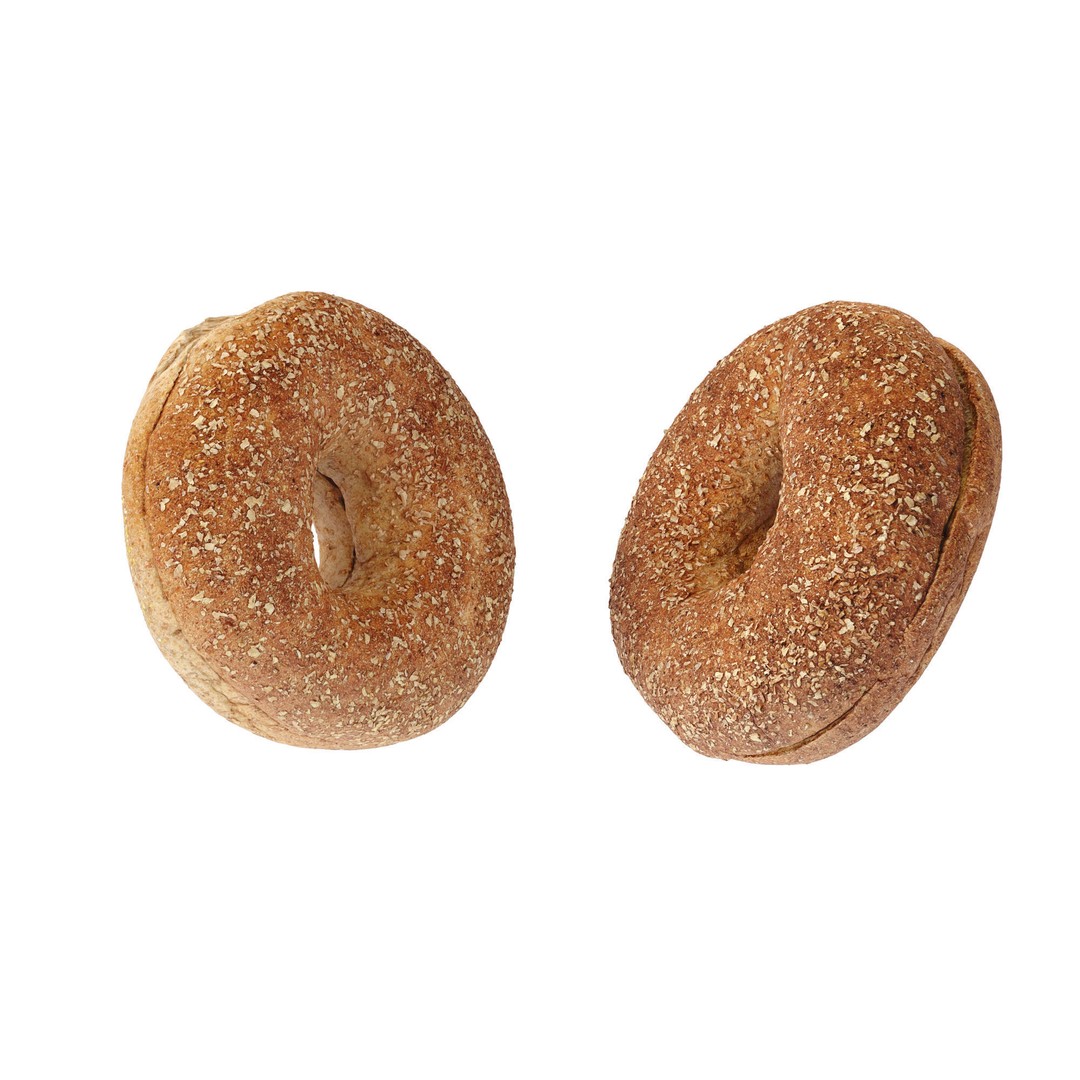 Whole Wheat Bagel 3D Model – Low Poly Photogrammetry Asset, FBX/OBJ - View 13