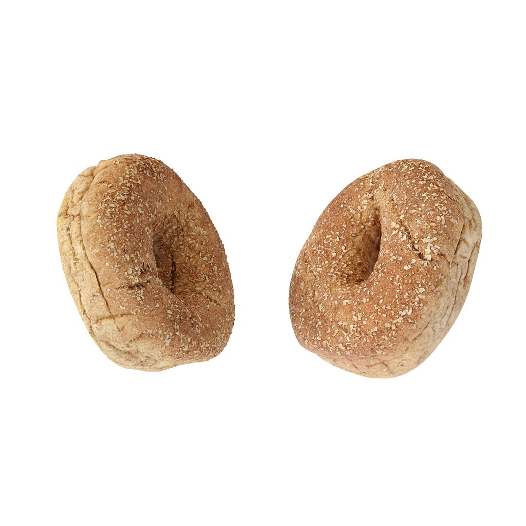 Whole Wheat Bagel 3D Model – Low Poly Photogrammetry Asset, FBX/OBJ - View 14