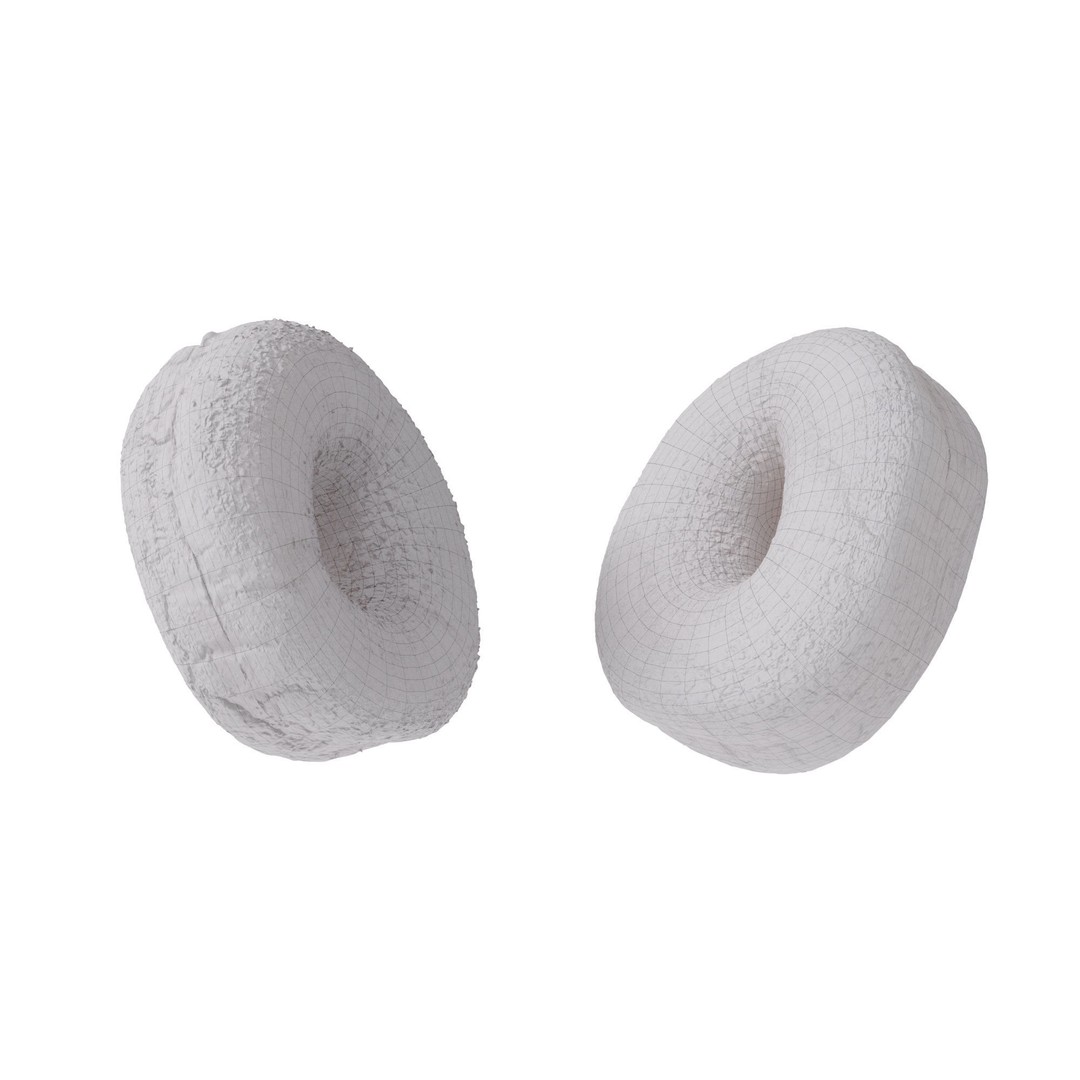 Whole Wheat Bagel 3D Model – Low Poly Photogrammetry Asset, FBX/OBJ - View 15