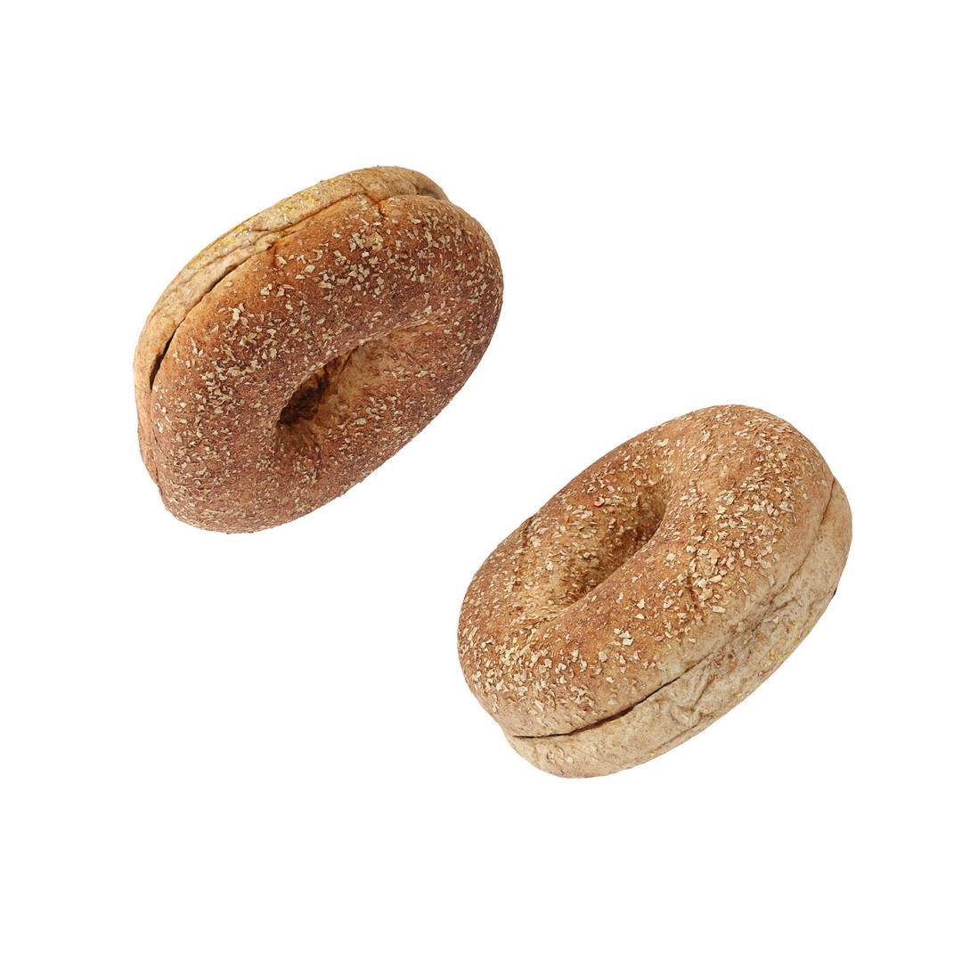 Whole Wheat Bagel 3D Model – Low Poly Photogrammetry Asset, FBX/OBJ - View 7