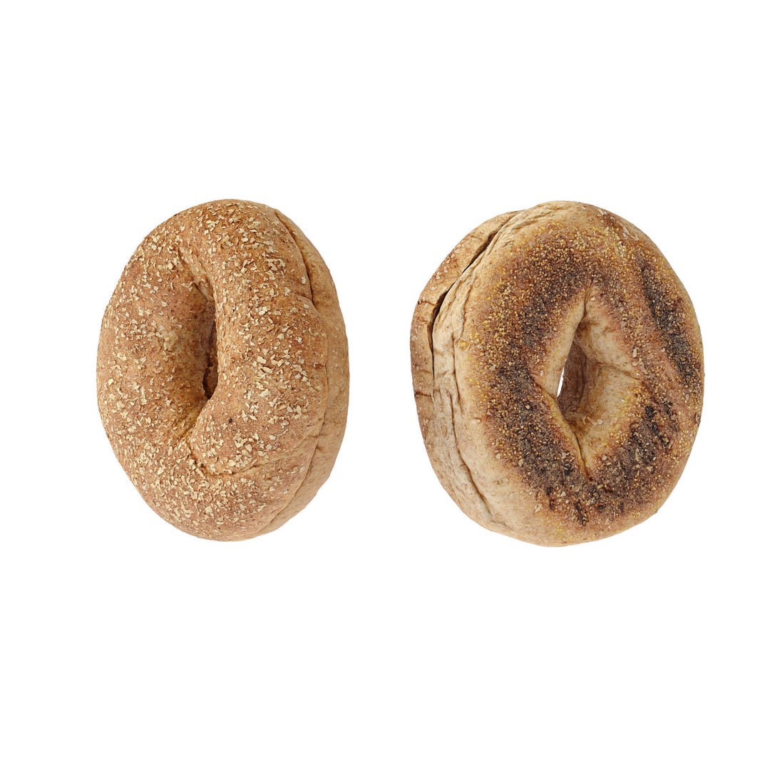 Whole Wheat Bagel 3D Model – Low Poly Photogrammetry Asset, FBX/OBJ - View 8