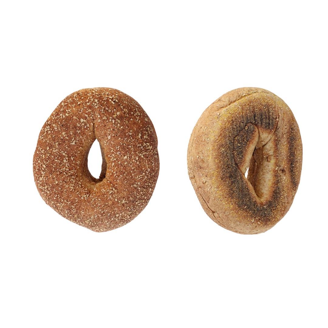 Whole Wheat Bagel 3D Model – Low Poly Photogrammetry Asset, FBX/OBJ - View 9