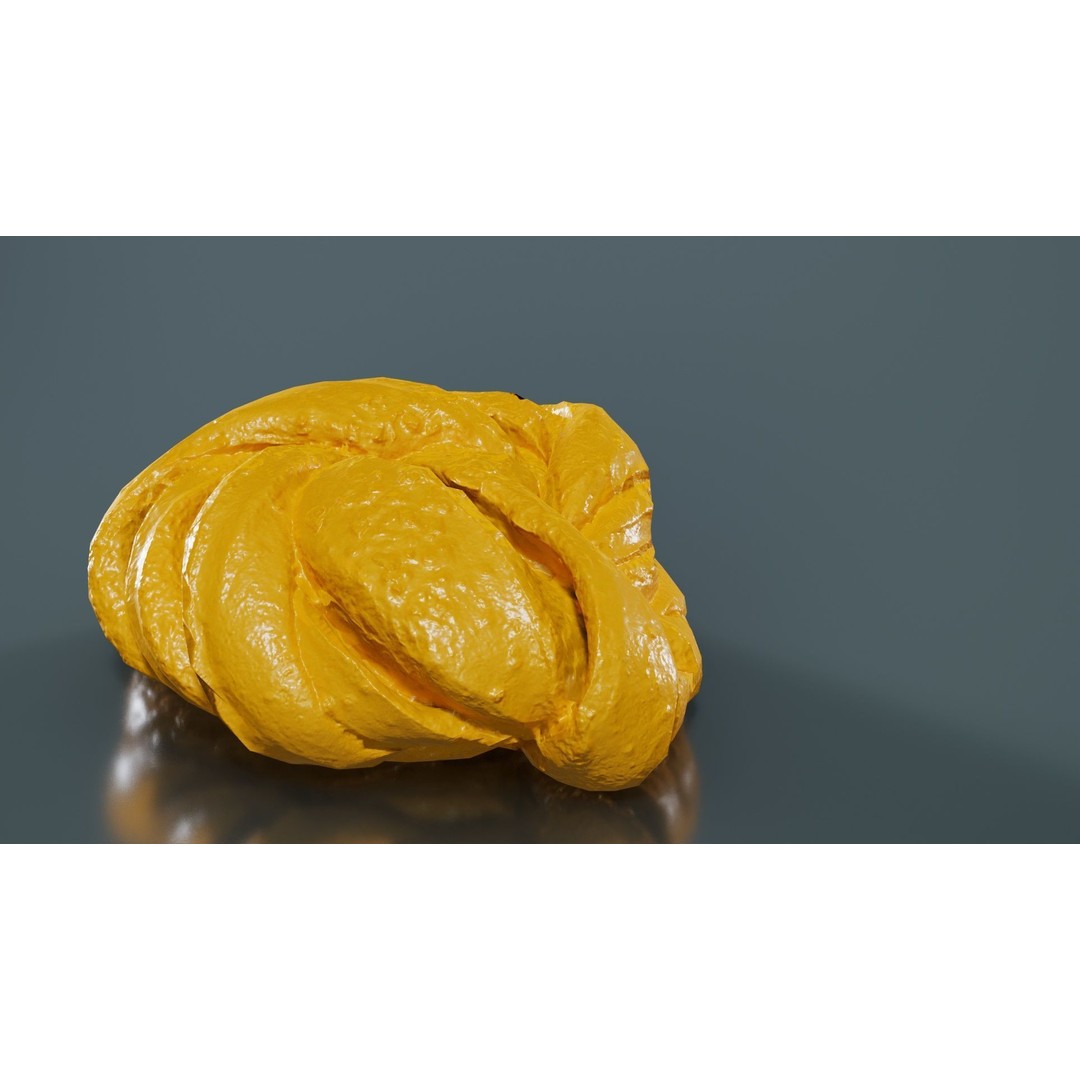 Cinnamon Roll 3D Model – Low Poly PBR Game Asset, FBX, OBJ, Blender - View 15