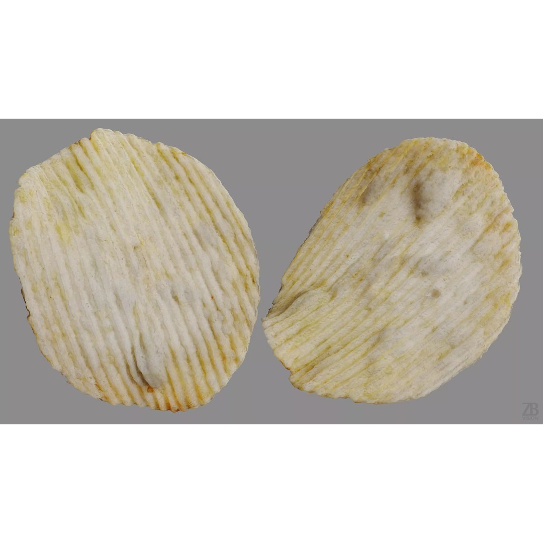 Potato Chips 3D Model – Photorealistic PBR Asset, FBX, OBJ