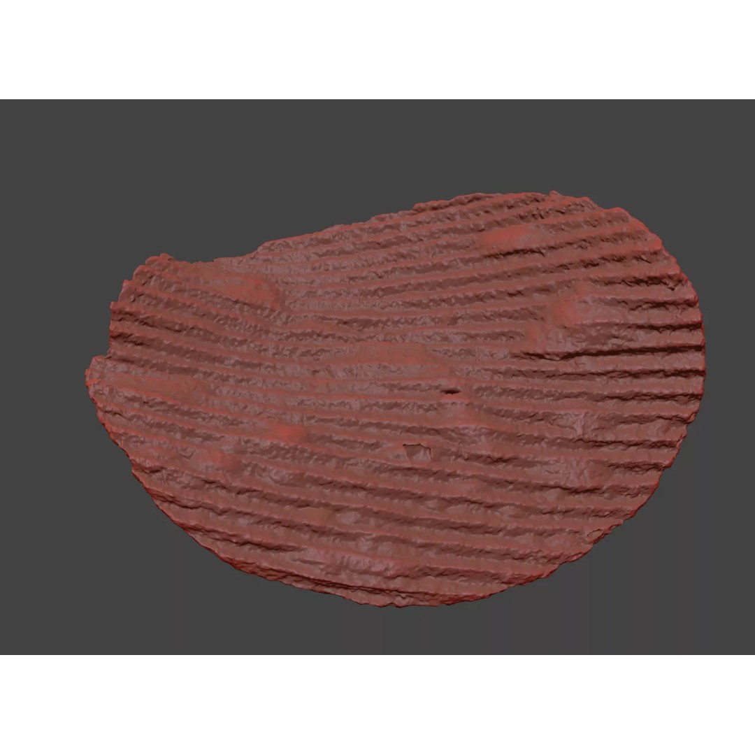 Potato Chips 3D Model – Photorealistic PBR Asset, FBX, OBJ - View 9