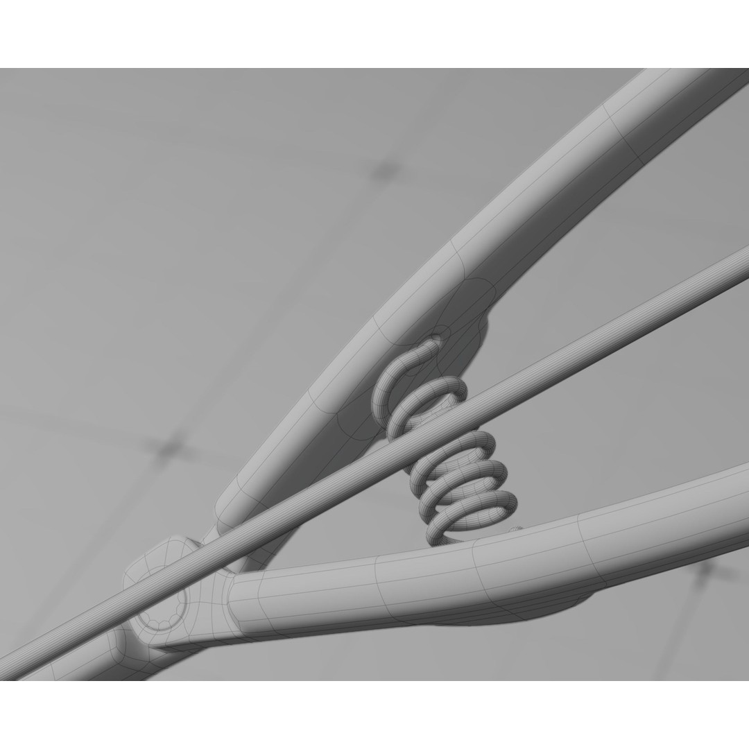 Ice Cream Serving Scoop 3D Model – Photorealistic Kitchen Utensil, FBX - View 21