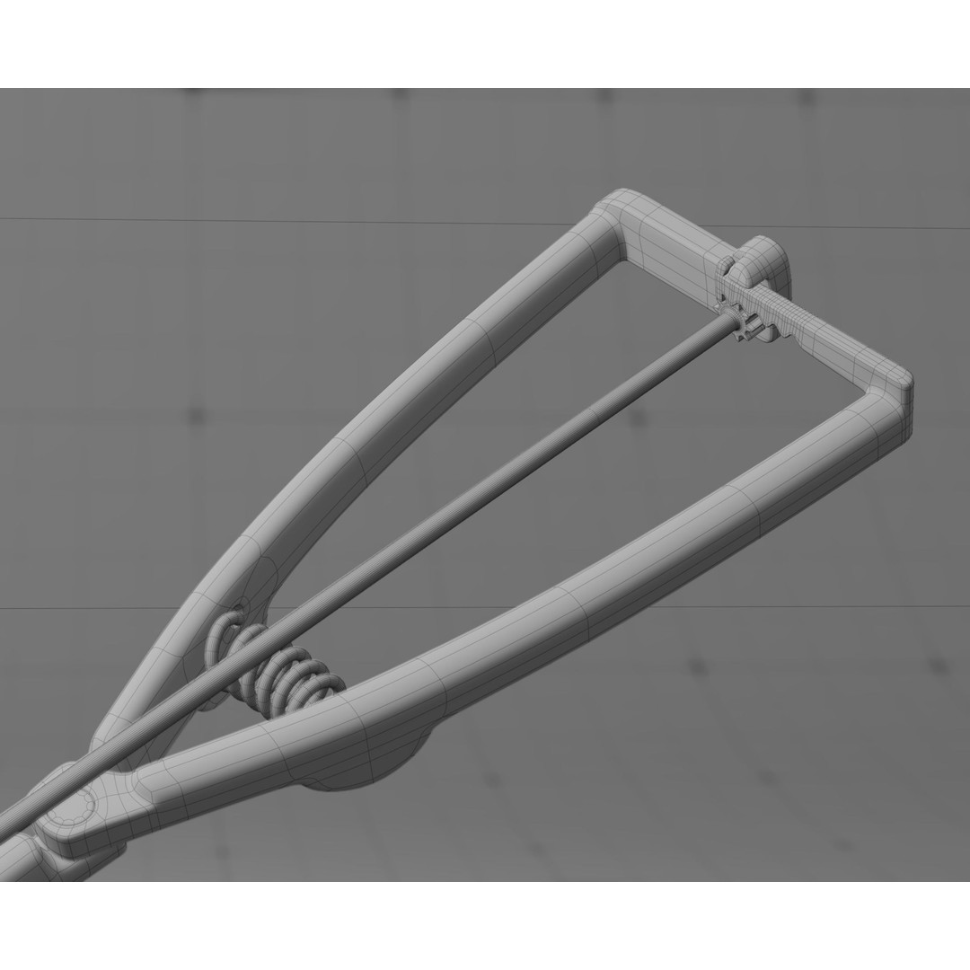 Ice Cream Serving Scoop 3D Model – Photorealistic Kitchen Utensil, FBX - View 22