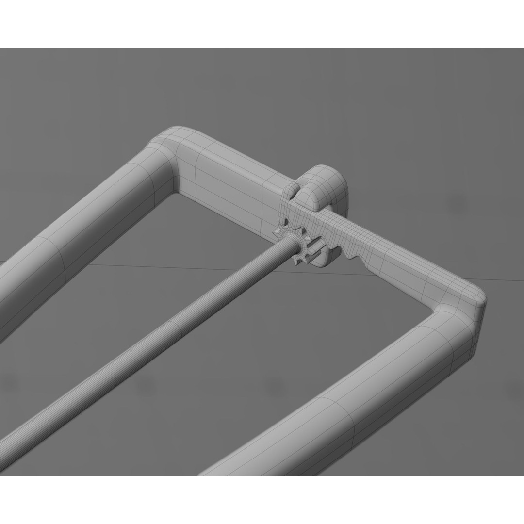 Ice Cream Serving Scoop 3D Model – Photorealistic Kitchen Utensil, FBX - View 23