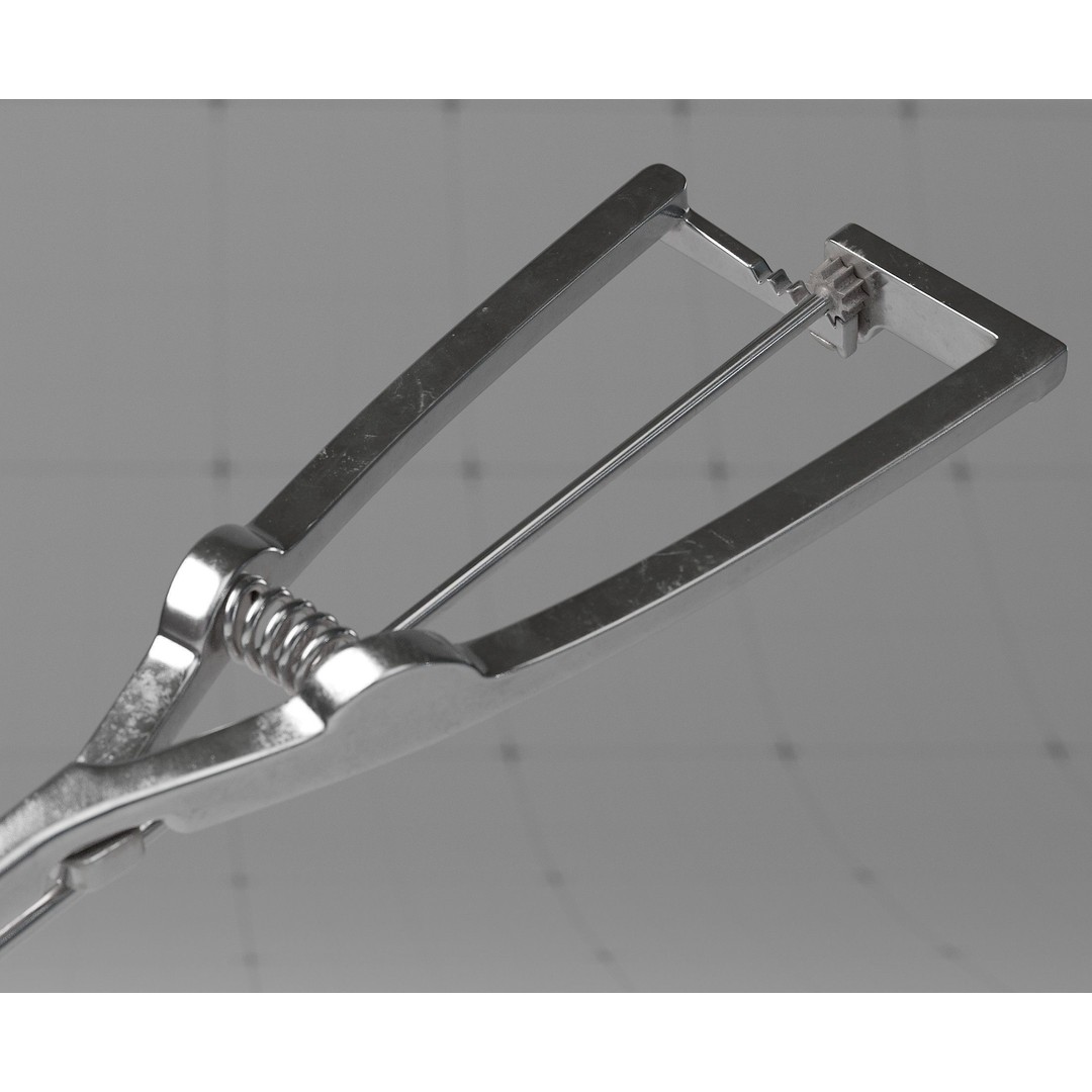 Ice Cream Serving Scoop 3D Model – Photorealistic Kitchen Utensil, FBX - View 5