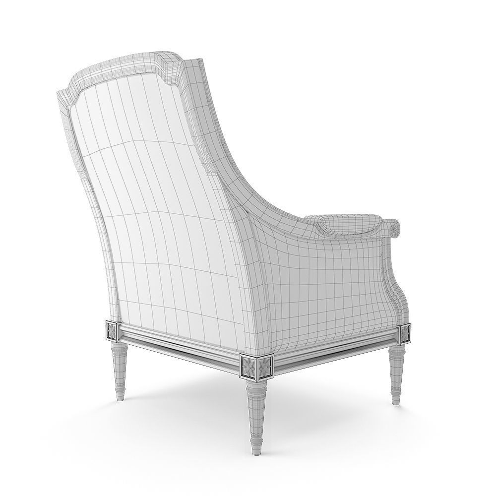 French Bergere - Game-Ready 3D Model - View 11