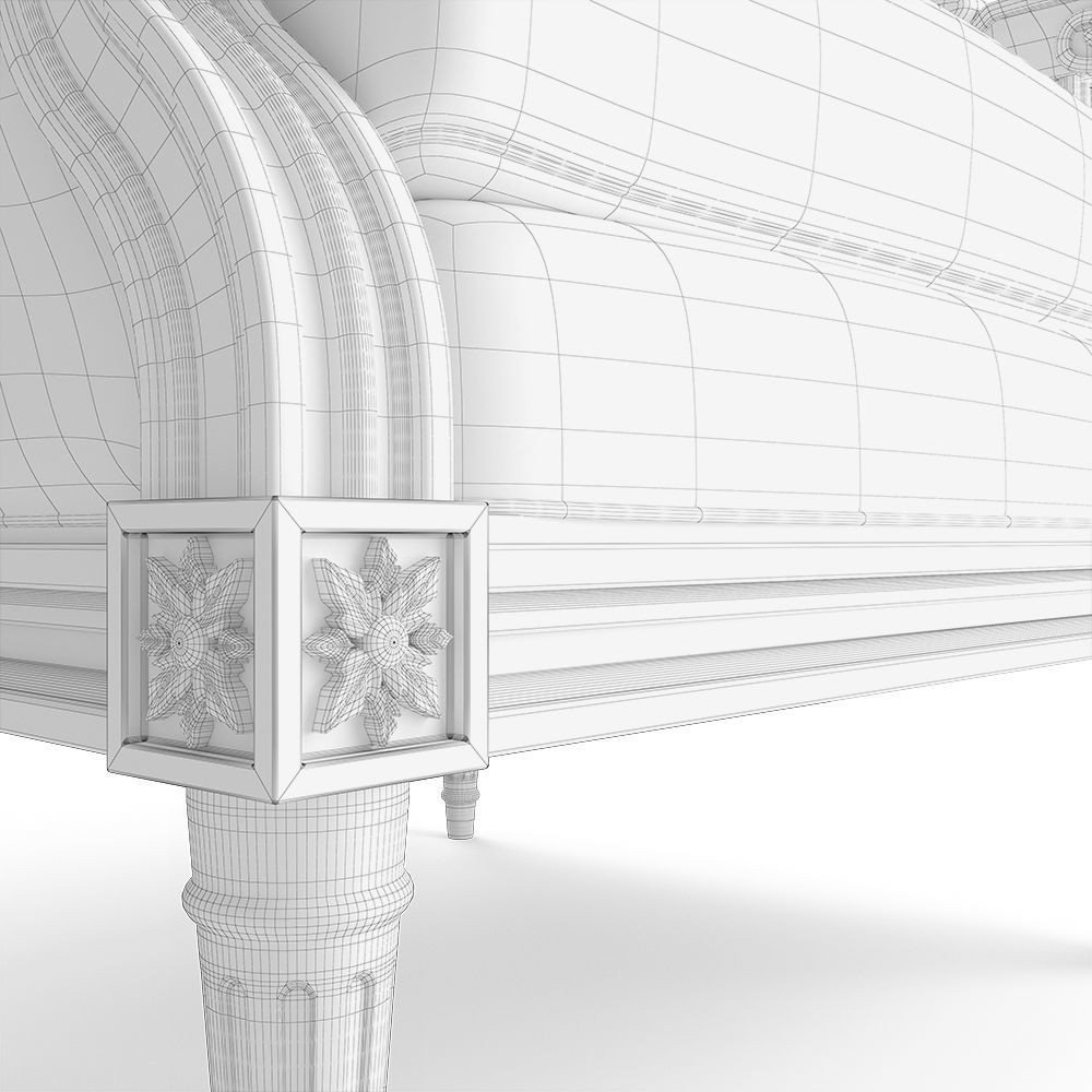French Bergere - Game-Ready 3D Model - View 13