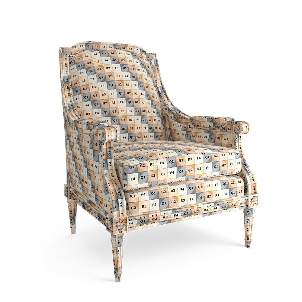 French Bergere - Game-Ready 3D Model - View 8