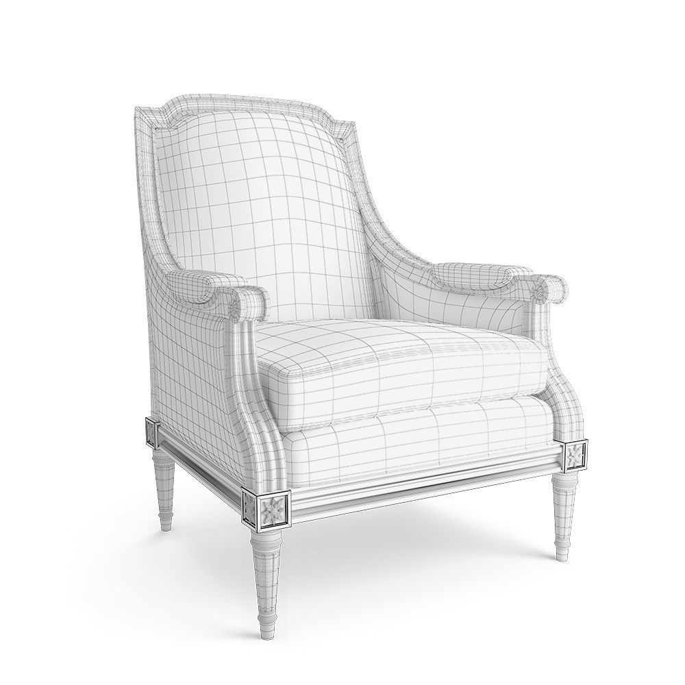 French Bergere - Game-Ready 3D Model - View 9