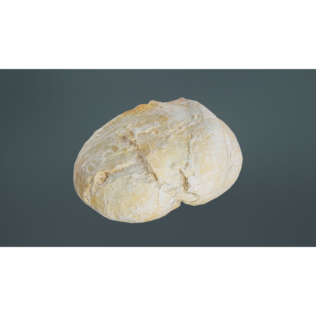 Mini Pistolet 3D Model – Low Poly Food Asset, FBX, Blender - View 11