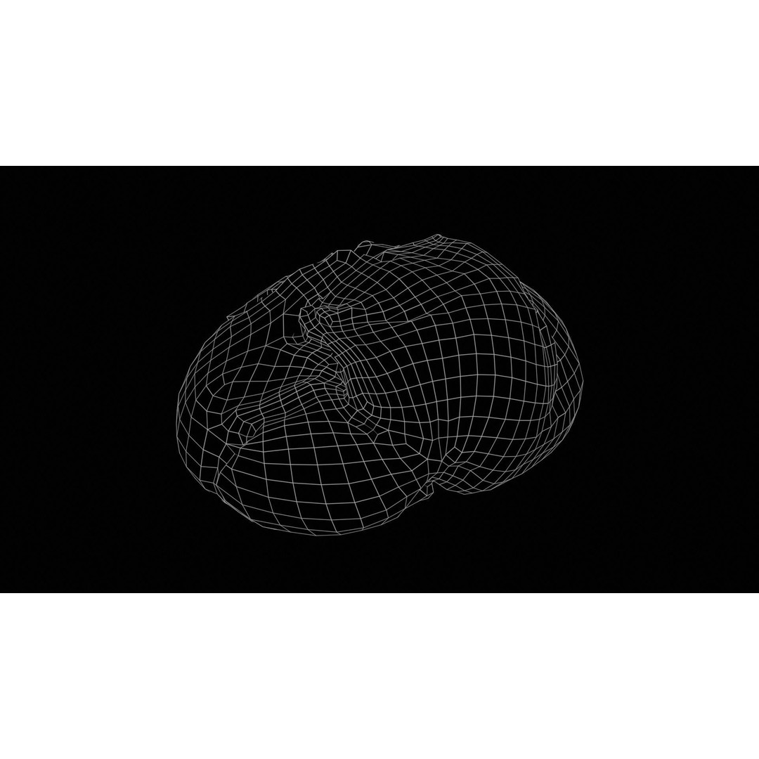 Mini Pistolet 3D Model – Low Poly Food Asset, FBX, Blender - View 13