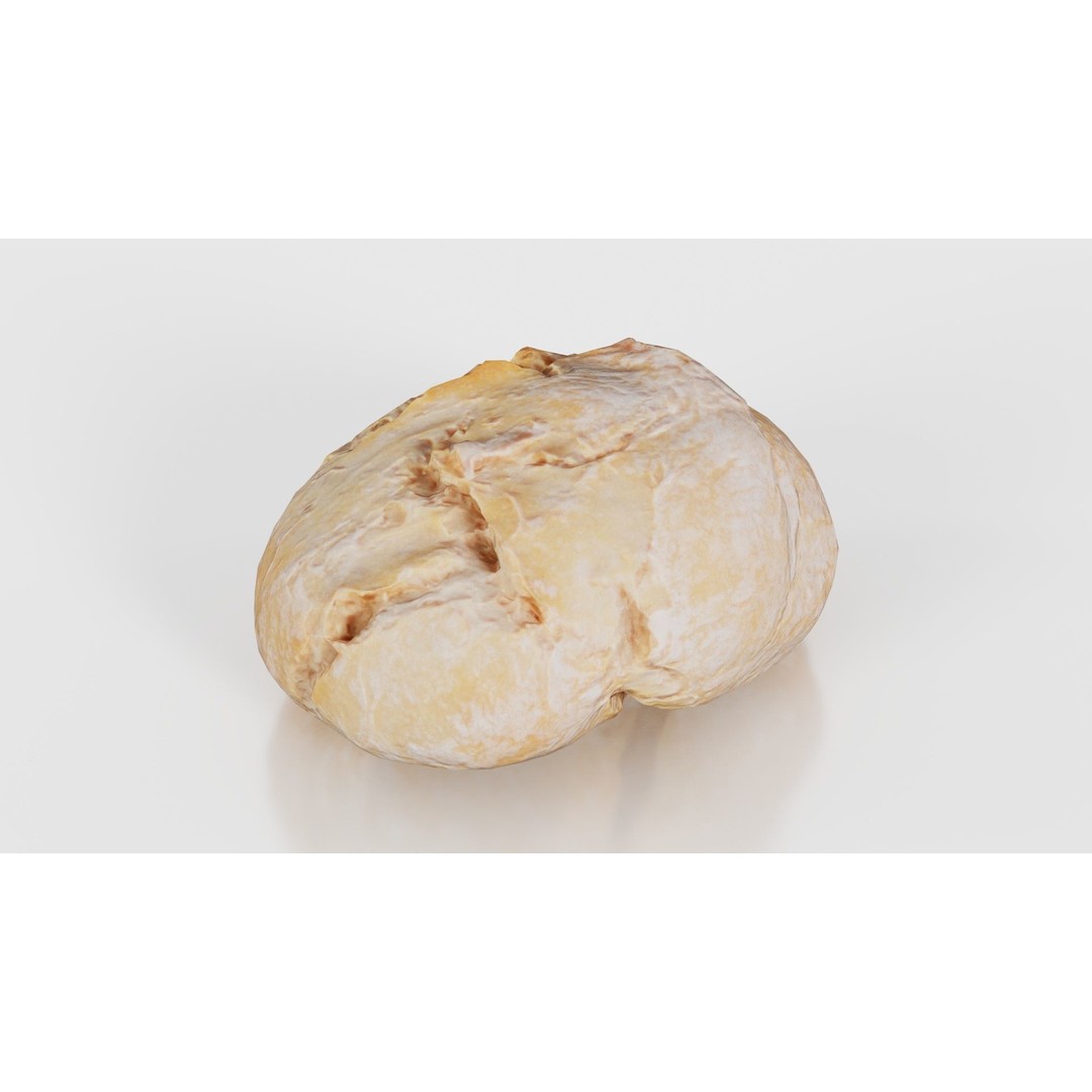 Mini Pistolet 3D Model – Low Poly Food Asset, FBX, Blender - View 17