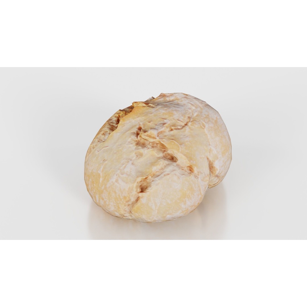 Mini Pistolet 3D Model – Low Poly Food Asset, FBX, Blender - View 18