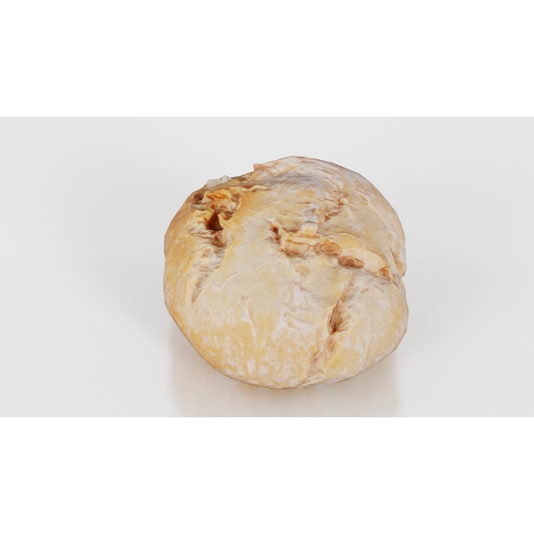 Mini Pistolet 3D Model – Low Poly Food Asset, FBX, Blender - View 19