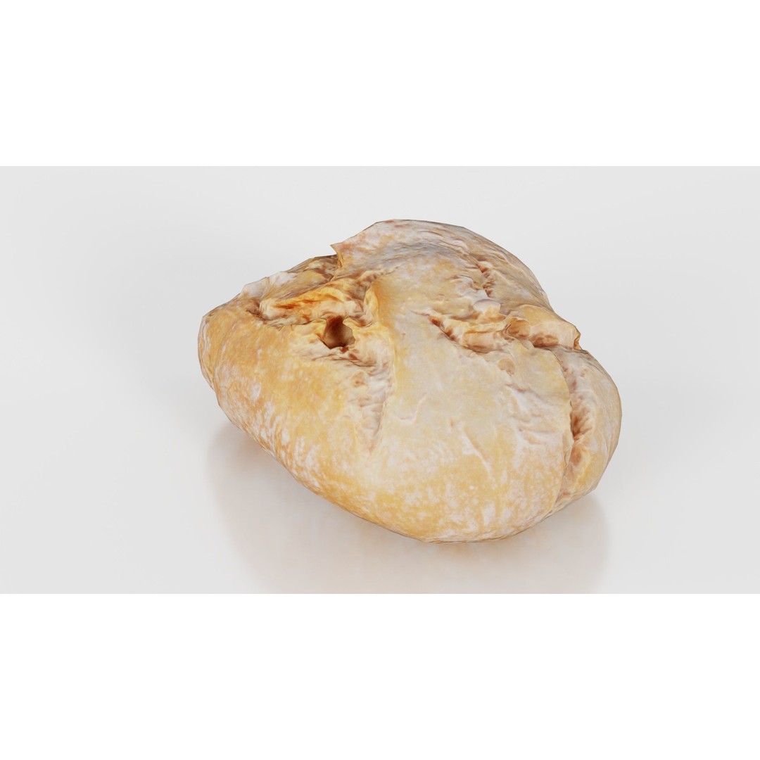 Mini Pistolet 3D Model – Low Poly Food Asset, FBX, Blender - View 20