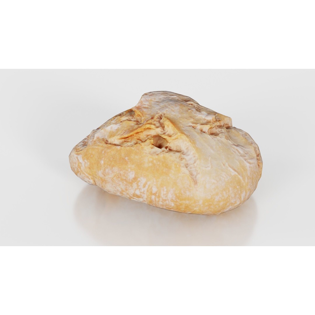 Mini Pistolet 3D Model – Low Poly Food Asset, FBX, Blender - View 21