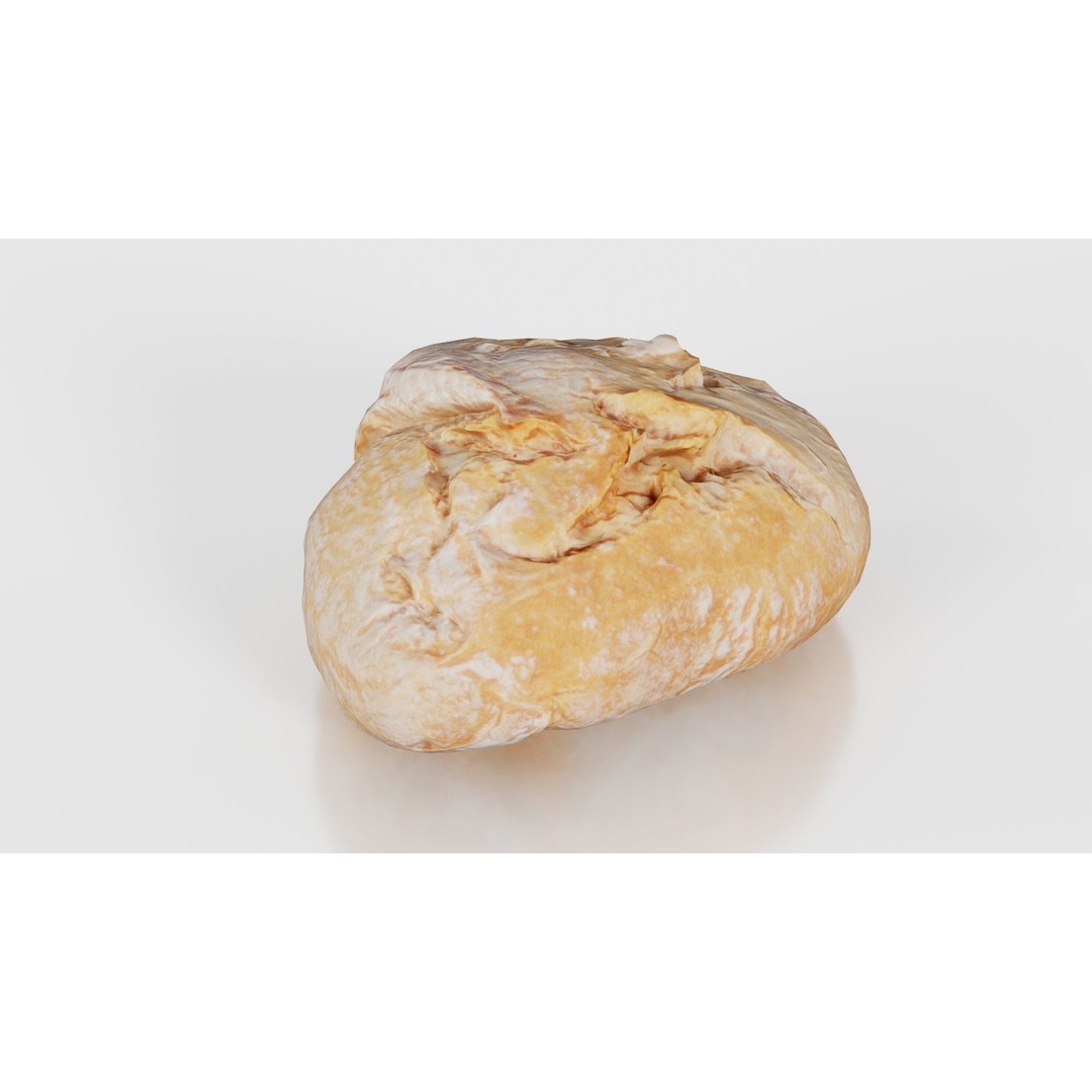 Mini Pistolet 3D Model – Low Poly Food Asset, FBX, Blender - View 23