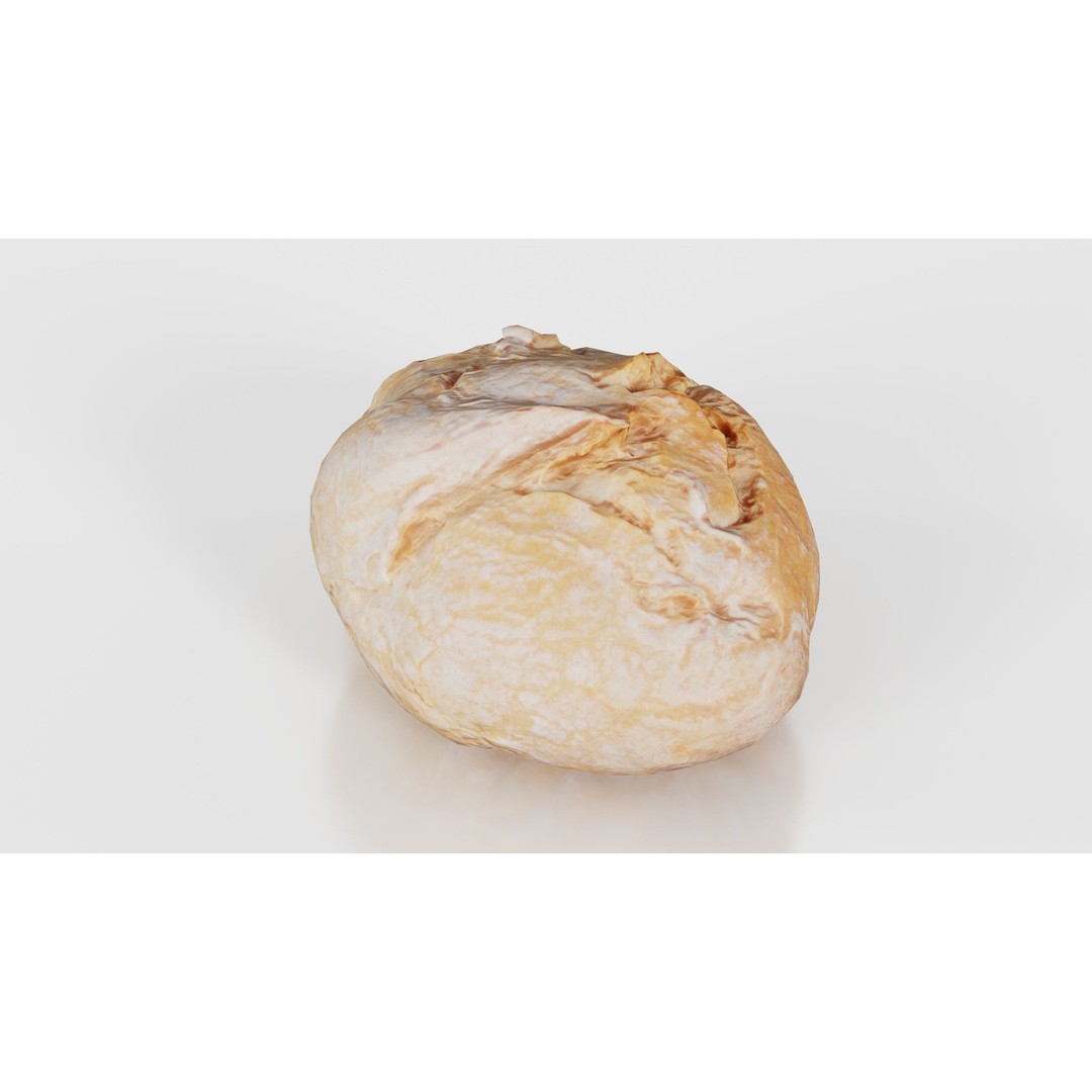 Mini Pistolet 3D Model – Low Poly Food Asset, FBX, Blender - View 25