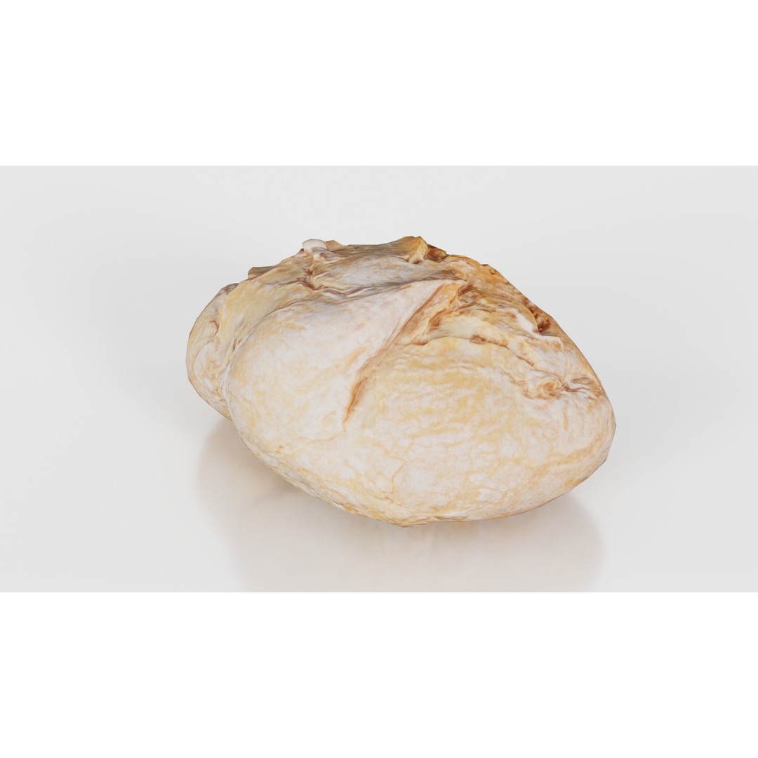 Mini Pistolet 3D Model – Low Poly Food Asset, FBX, Blender - View 26