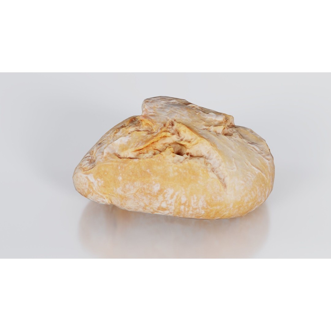 Mini Pistolet 3D Model – Low Poly Food Asset, FBX, Blender - View 4