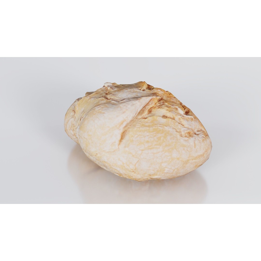 Mini Pistolet 3D Model – Low Poly Food Asset, FBX, Blender - View 6