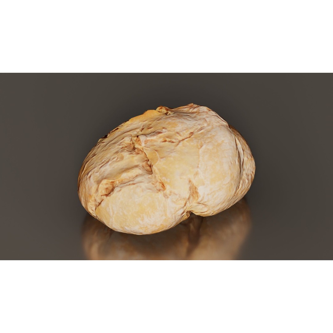 Mini Pistolet 3D Model – Low Poly Food Asset, FBX, Blender - View 7