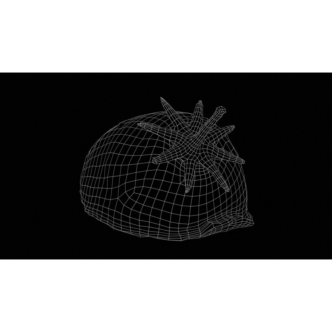 Sugar Strawberry 3D Model – Low Poly Game Asset, FBX, Blender - View 13