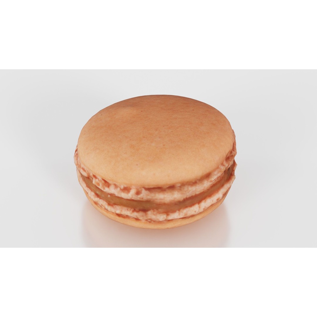 Macaron 3D Model – Low Poly Food Asset with PBR Textures, FBX - View 19